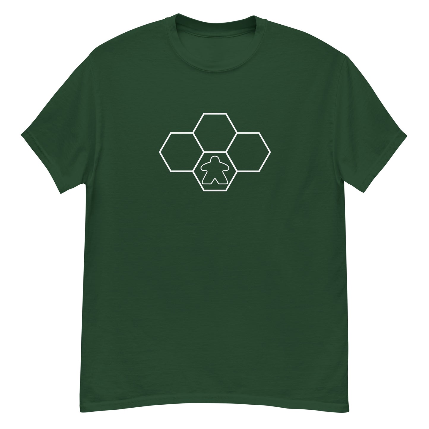 Meeple and Hex T-Shirt